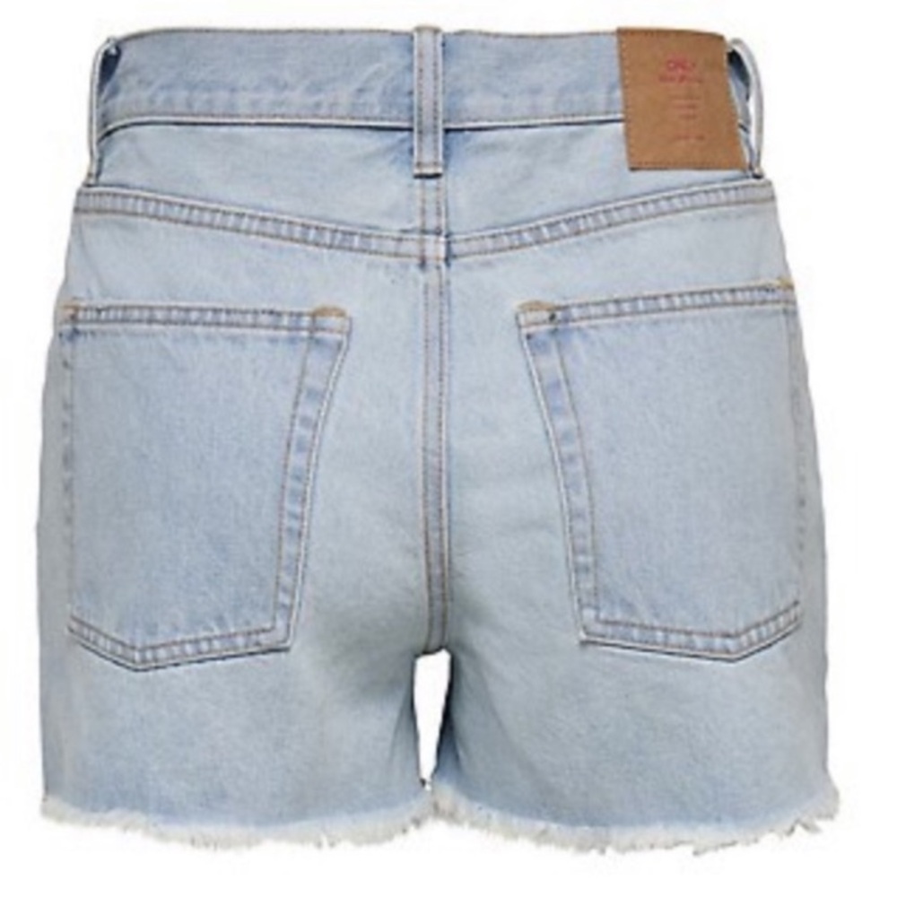 ONLY Josie High Waist Cut Off Shorts - Picture 2 of 9